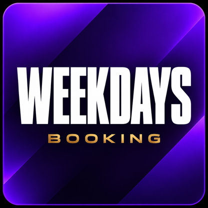 Weekdays [1 or 2 Hour Session]